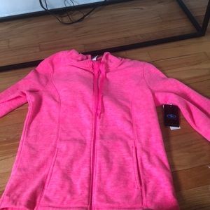 Hot pink fuzzy sweater